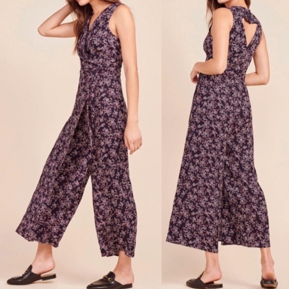 Jack By BB Dakota Womens 8 Floral Jumpsuite